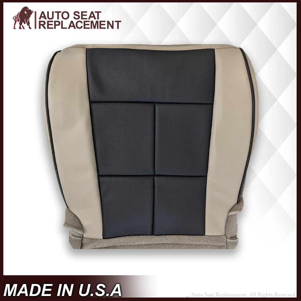2010 2011 2012 2013 Lincoln Navigator Seat Cover Black-Tan Choose Leather or Vinyl - Auto Seat Replacement
