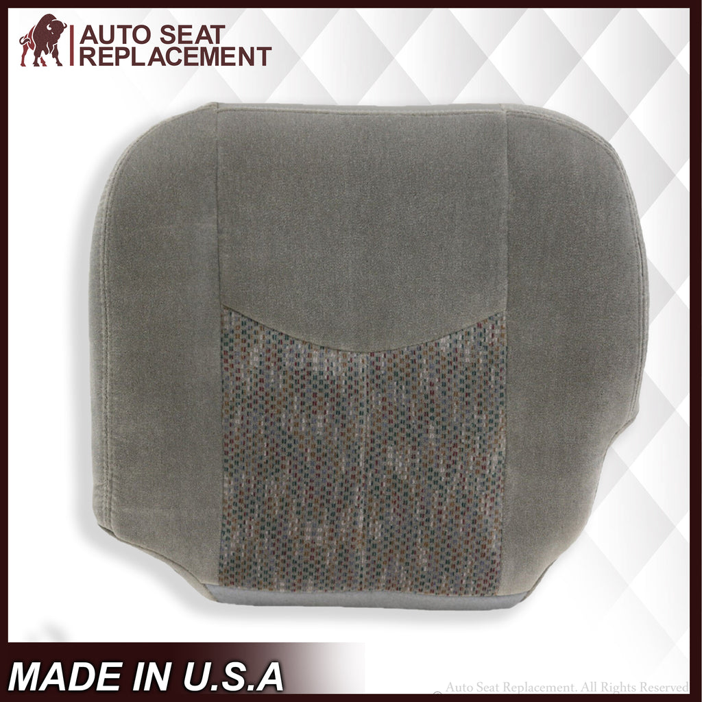 2003 2004 2005 2006 Chevy Suburban Bottom Gray Cloth Seat Cover - Auto Seat Replacement