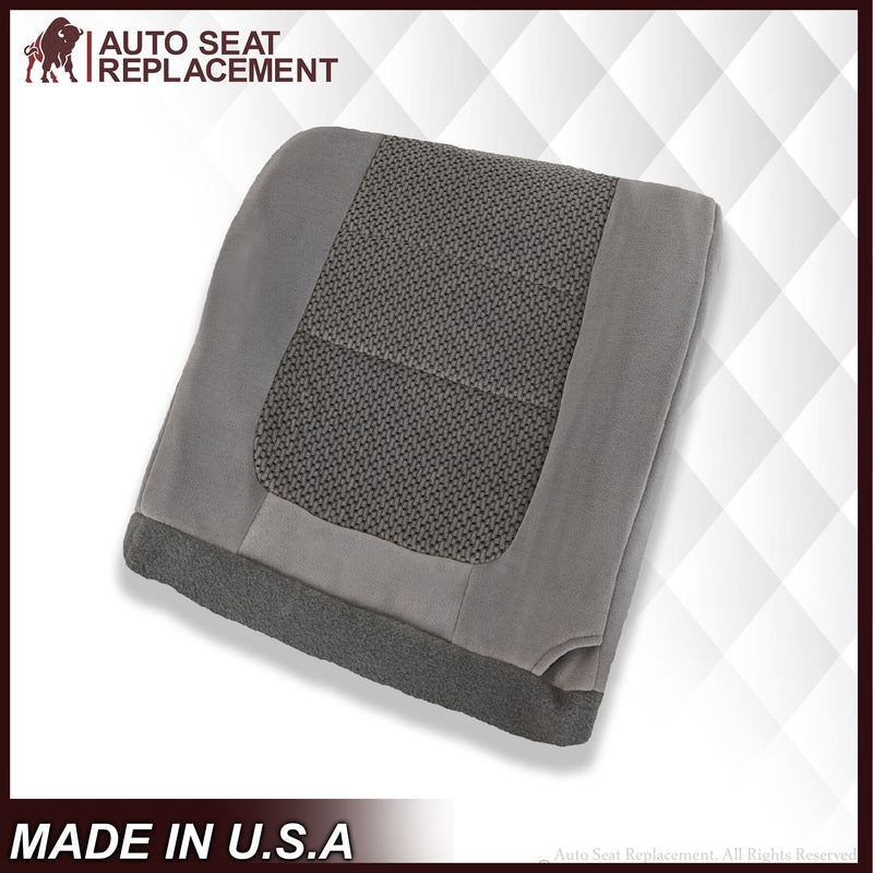 2001 Ford F250 F350 XLT Crew Cab Gray Cloth Seat Cover - Auto Seat Replacement