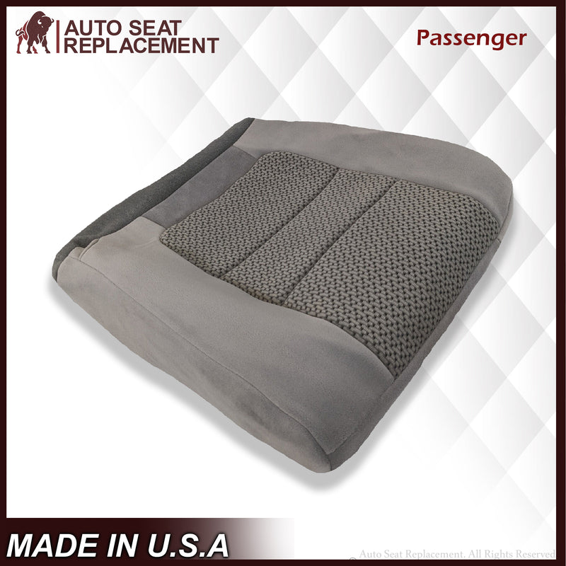 2001 Ford F250 F350 XLT Crew Cab Gray Cloth Seat Cover - Auto Seat Replacement