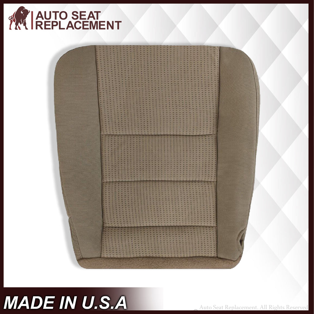 2008-2010 Ford F-250 F-350 F-450 F-550 XLT Seat Cover in Tan Cloth - Auto Seat Replacement
