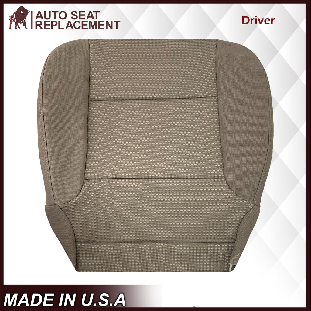 2014 2015 2016 2017 2018 2019 Chevy Silverado & GMC Sierra WORK TRUCK Cloth Fabric Seat Cover Replacement in Dune Tan, Dark Ash Gray, OR Jet Black - Auto Seat Replacement
