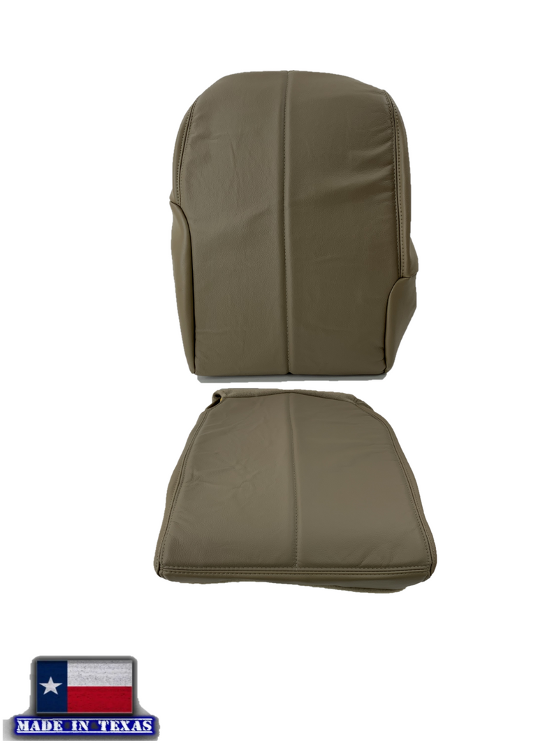 2001 - 2010 Ford F250 Lariat Jump/Middle/Console Seat Cover In Medium Parchment Tan - Auto Seat Replacement