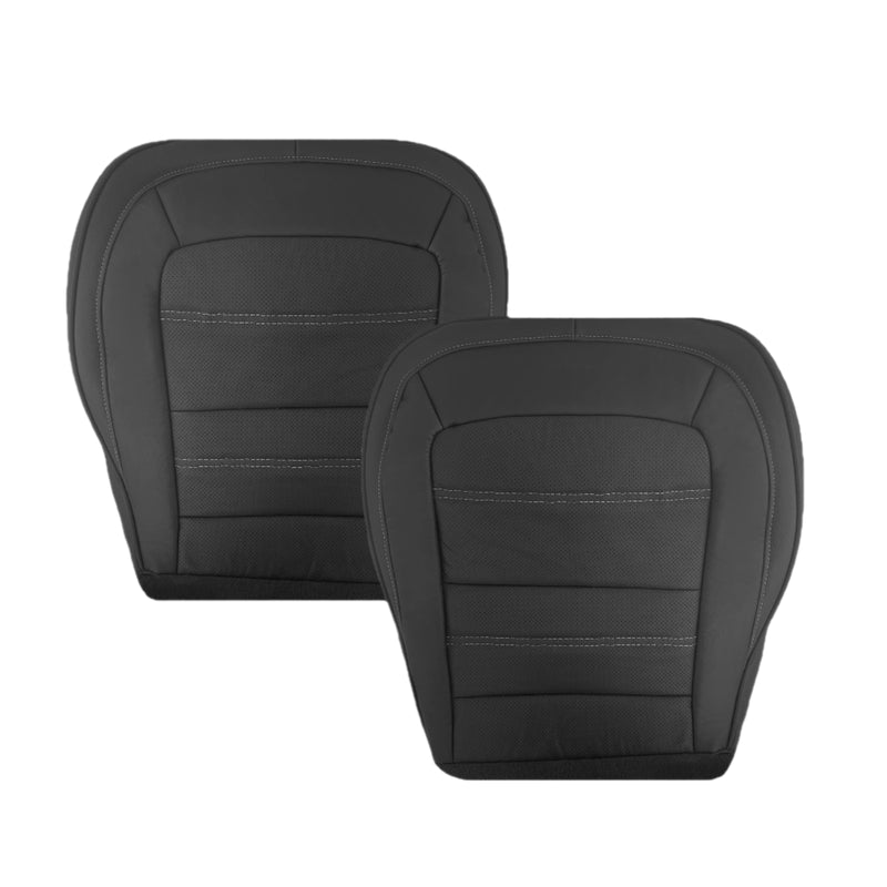 2015 - 2022 GMC Canyon & Canyon Denali (PERFORATED) Replacement Bottom Seat Covers in Jet Black OR Gray / Dune Tan: Choose your side - Auto Seat Replacement