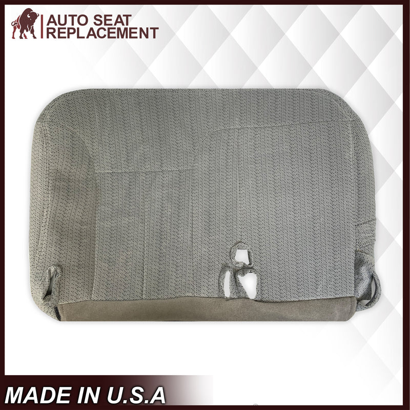 1995 - 1999 Chevy Tahoe & Suburban Gray Cloth 60/40 Replacement Front Seat Covers (Pewter Gray) - Auto Seat Replacement