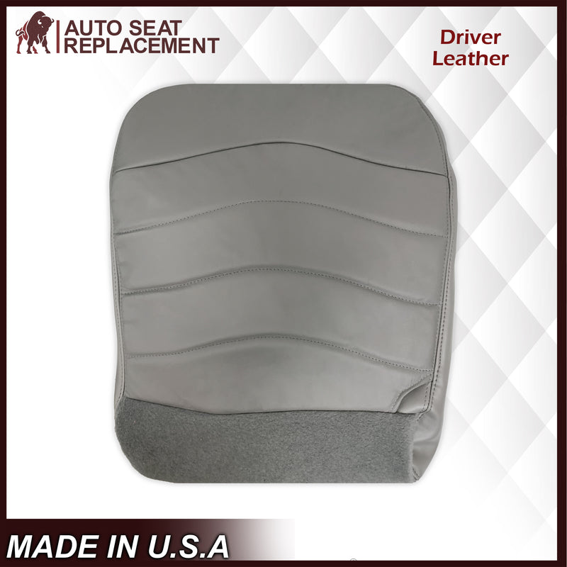 1996-1999 Ford F150 Lariat XLT Seat Cover in Medium Graphite Gray: Choose Leather or Vinyl - Auto Seat Replacement