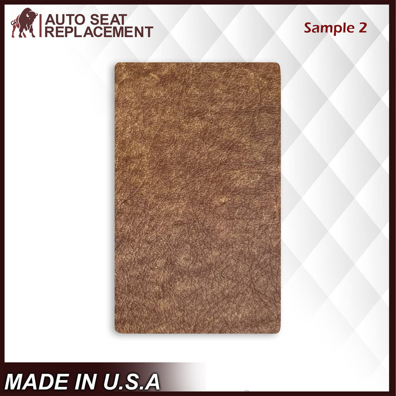 2003 2004 2005 2006 2007 Ford F250 King Ranch Super Duty Full Front Row & Second Row 60/40 Genuine Leather Seat Covers - Auto Seat Replacement