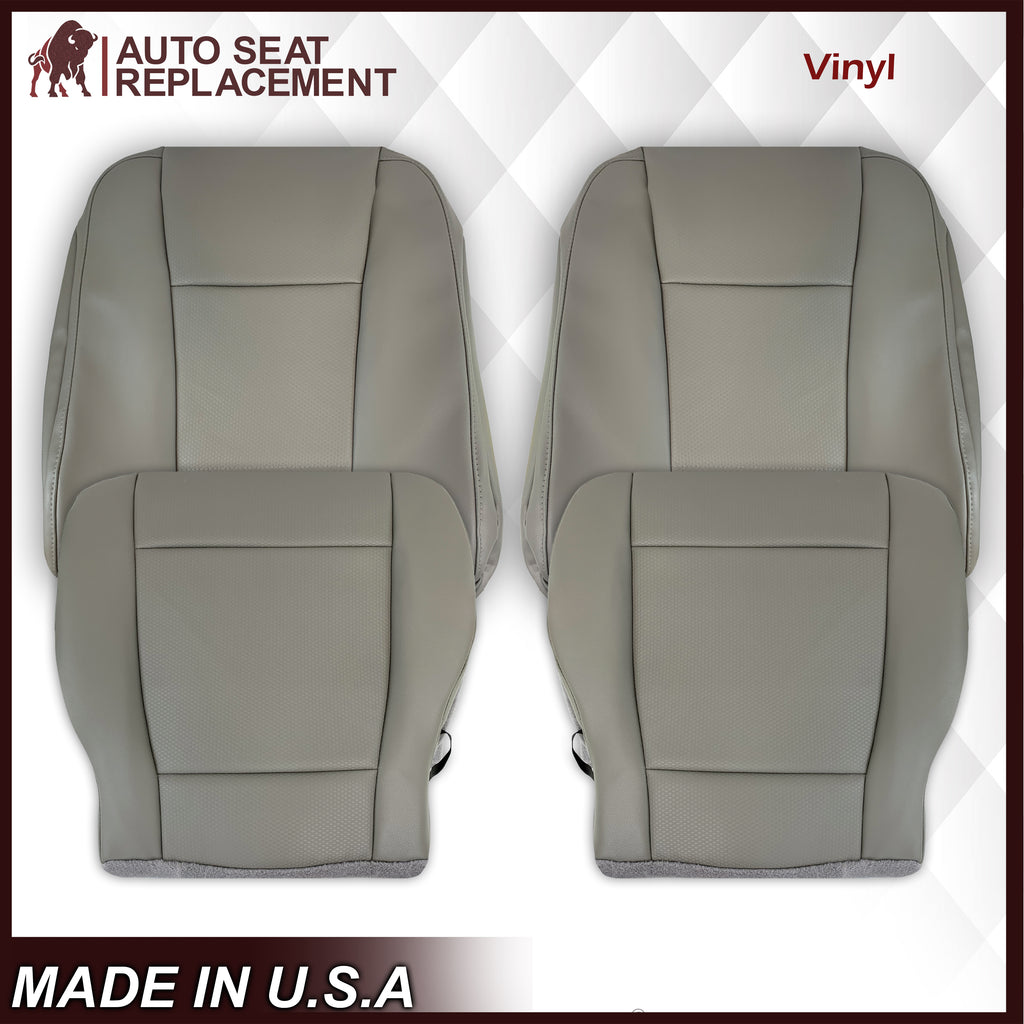 2015-2020 Ford F150 XL STX Work-Truck Base W/T Single-Cab Gray Seat Covers - Auto Seat Replacement