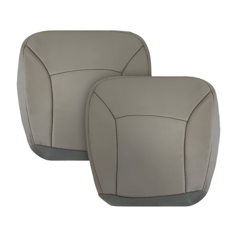 2000-2002 Ford E-Series Econoline Van Replacement Vinyl Seat Cover In Non-Perforated Gray - Auto Seat Replacement