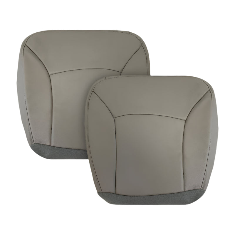 2000-2002 Ford E-Series Econoline Van Replacement Vinyl Seat Cover In Non-Perforated Gray - Auto Seat Replacement