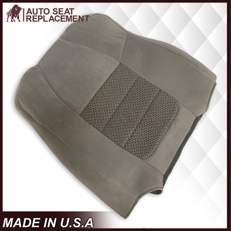 2001 Ford F250 F350 XLT Extended Quad Cab Gray Cloth Seat Cover - Auto Seat Replacement