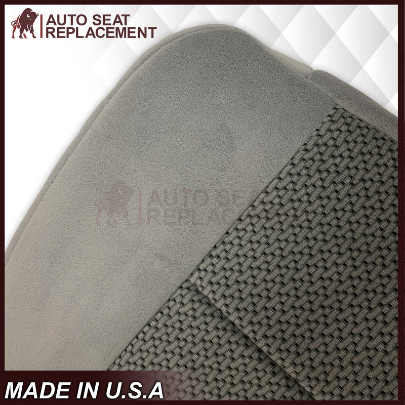 2001 Ford F250 F350 XLT Extended Quad Cab Gray Cloth Seat Cover - Auto Seat Replacement