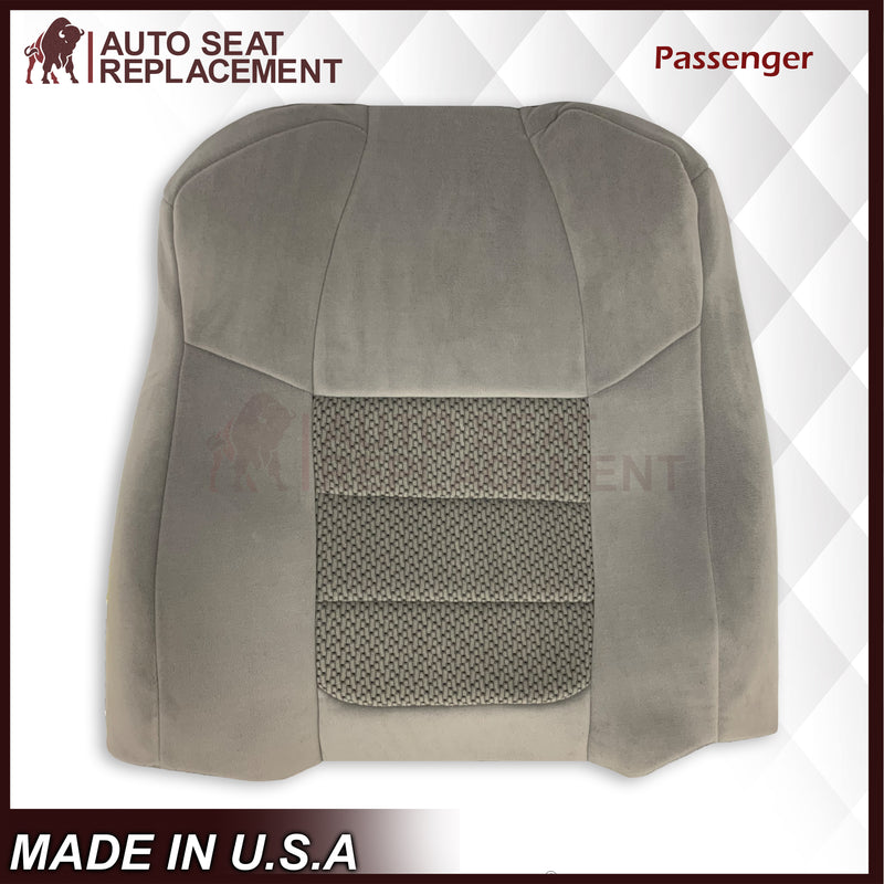 2001 Ford F250 F350 XLT Extended Quad Cab Gray Cloth Seat Cover - Auto Seat Replacement