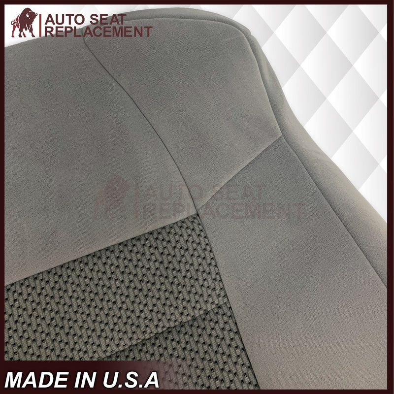2001 Ford F250 F350 XLT Extended Quad Cab Gray Cloth Seat Cover - Auto Seat Replacement