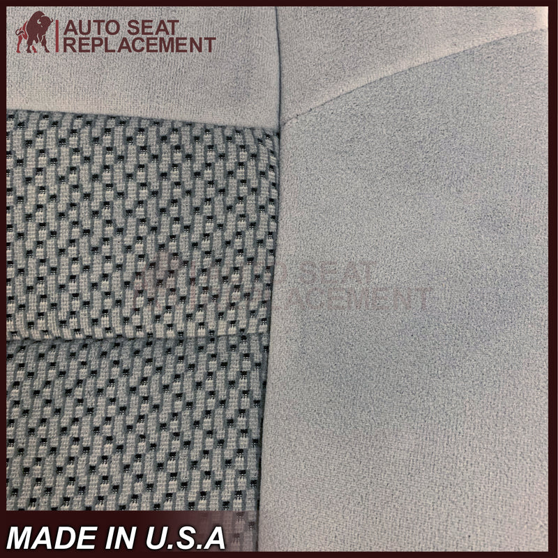 2001 Ford F250 F350 XLT Extended Quad Cab Gray Cloth Seat Cover - Auto Seat Replacement