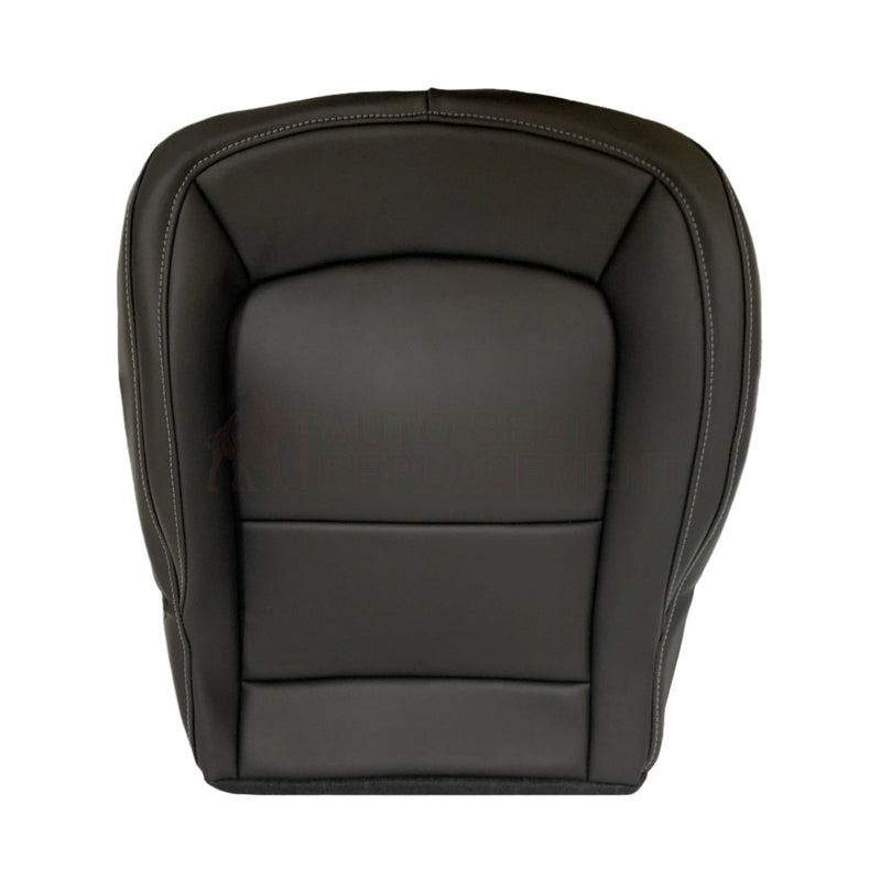 2015-2022 GMC Canyon Bottom Seat Covers Black: Choose In Genuine Leather OR Synthetic Leather - Auto Seat Replacement