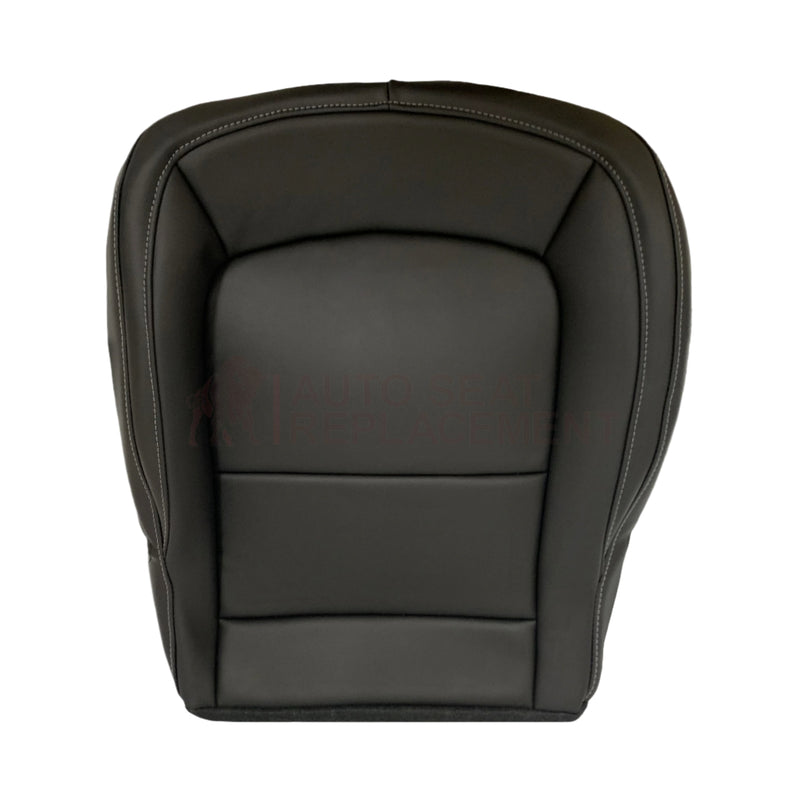 2015-2022 GMC Canyon Bottom Seat Covers Black: Choose In Genuine Leather OR Synthetic Leather - Auto Seat Replacement