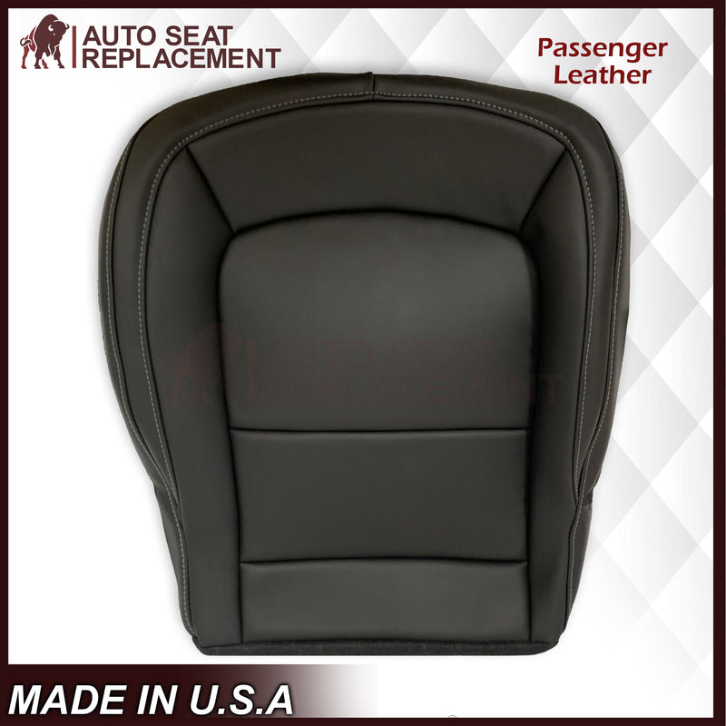 2015-2022 GMC Canyon Bottom Seat Covers Black: Choose In Genuine Leather OR Synthetic Leather - Auto Seat Replacement