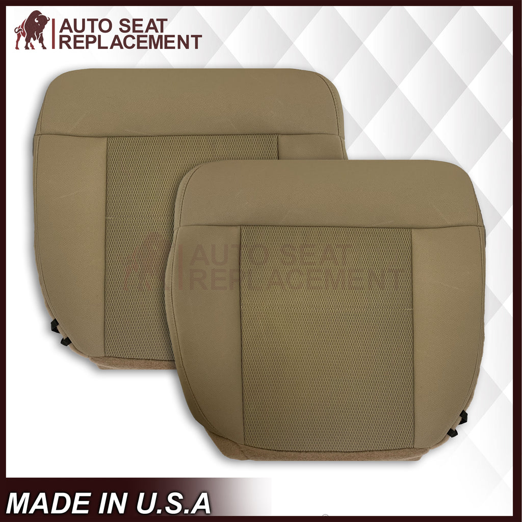 2004 2005 2006 Ford F150 XLT STX FX4 Bottom Cloth Fabric Replacement Seat Cover Tan - Auto Seat Replacement