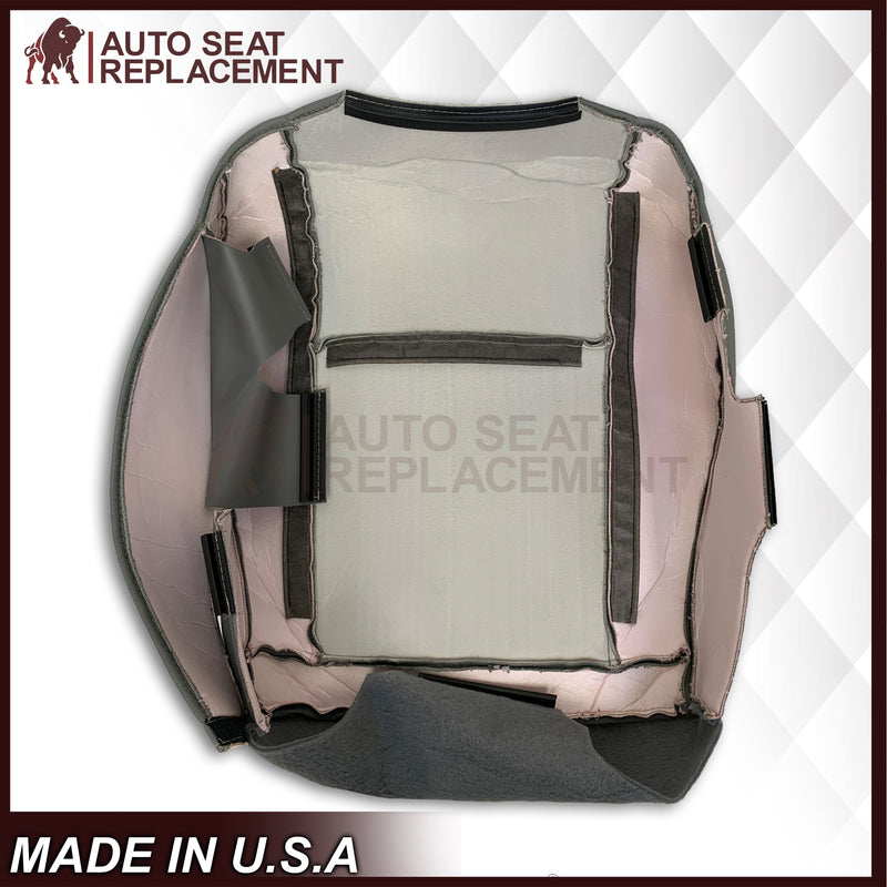 2009-2018 Ford Econoline E350 E450 E550 Gray Cloth Fabric Seat Cover & Cushion Foam - Auto Seat Replacement