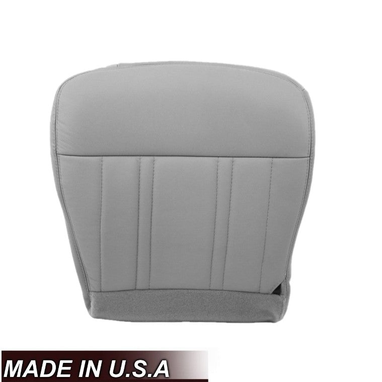 1997-1998 Ford F150 Lariat XLT Seat Cover in Medium Graphite Gray: Choose Leather or Vinyl - Auto Seat Replacement