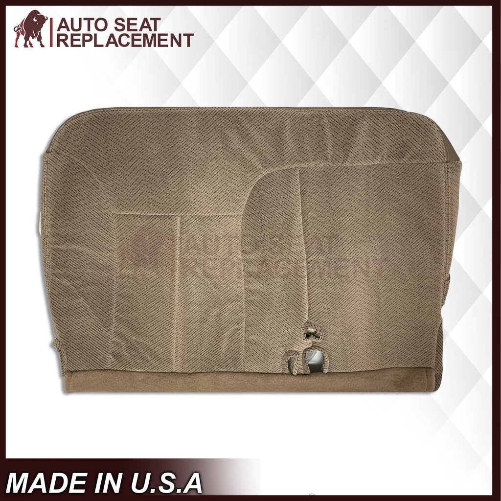 1995 - 1999 Chevy Tahoe & Suburban Tan Cloth 60/40 Replacement Front Seat Covers (Tan) - Auto Seat Replacement