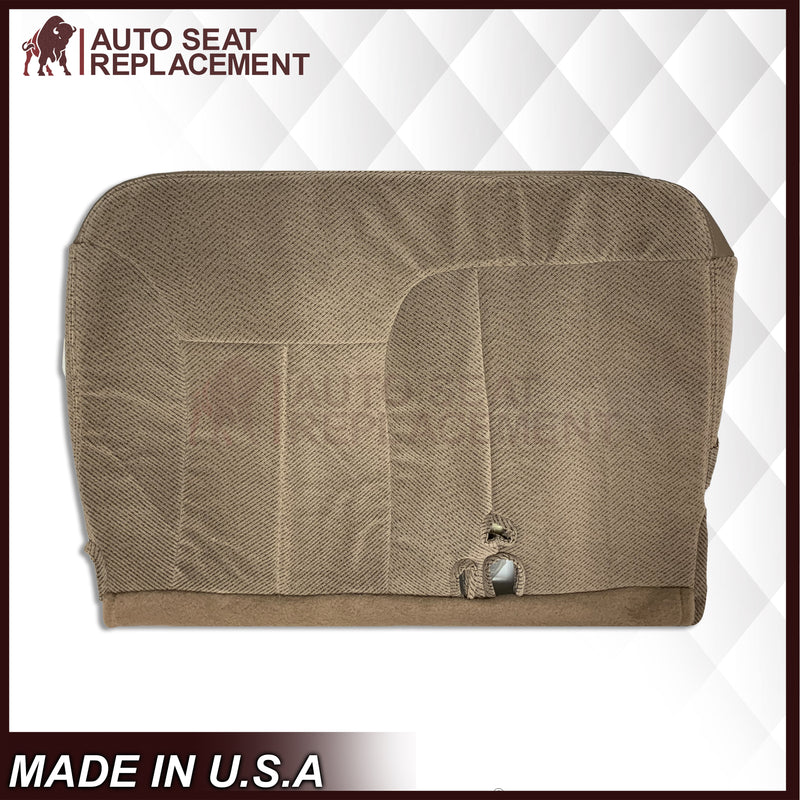 1995 - 1999 Chevy Tahoe & Suburban Tan Cloth 60/40 Replacement Front Seat Covers (Tan) - Auto Seat Replacement