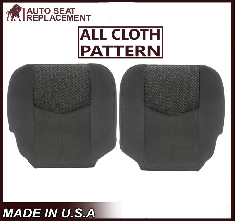 2003 2004 Chevy Avalanche 1500/2500 Replacement Cloth Seat Covers In Dark Gray - Auto Seat Replacement