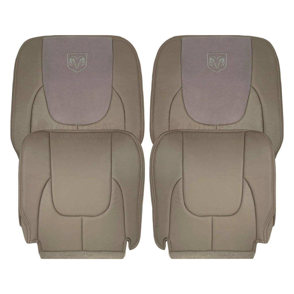 Brand-New-Driver-Passenger-Side-Bottom-Or-Lean-Back-Replacement-Synthetic-Leather-Seat-Covers-for-your-2002-2003-2004-2005-Dodge-Ram-1500-2500-3500-4500-Work-Truck