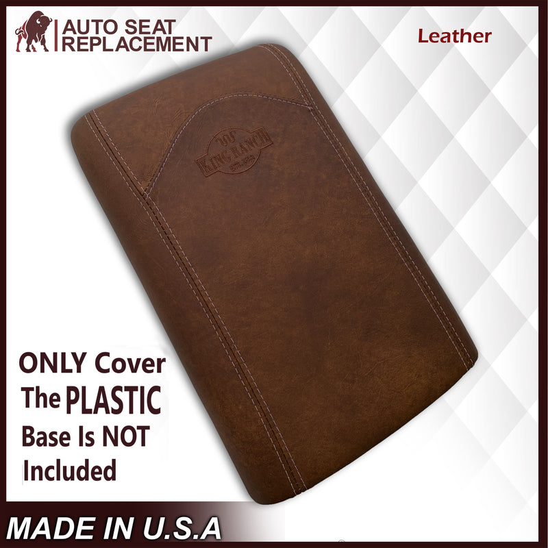 2003 - 2006 Ford Expedition Center Console Arm Rest LEATHER Lid Cover King Ranch - Auto Seat Replacement