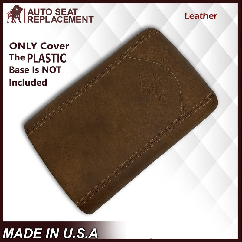 2003 - 2006 Ford Expedition Center Console Arm Rest LEATHER Lid Cover King Ranch - Auto Seat Replacement