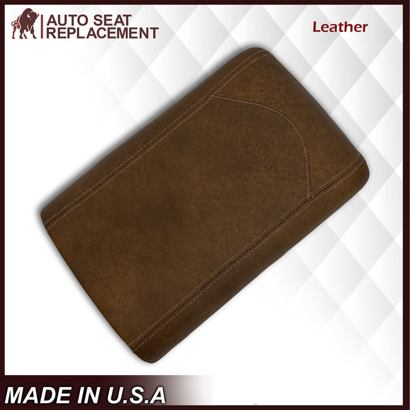 2003 - 2006 Ford Expedition Center Console Arm Rest LEATHER Lid Cover King Ranch - Auto Seat Replacement