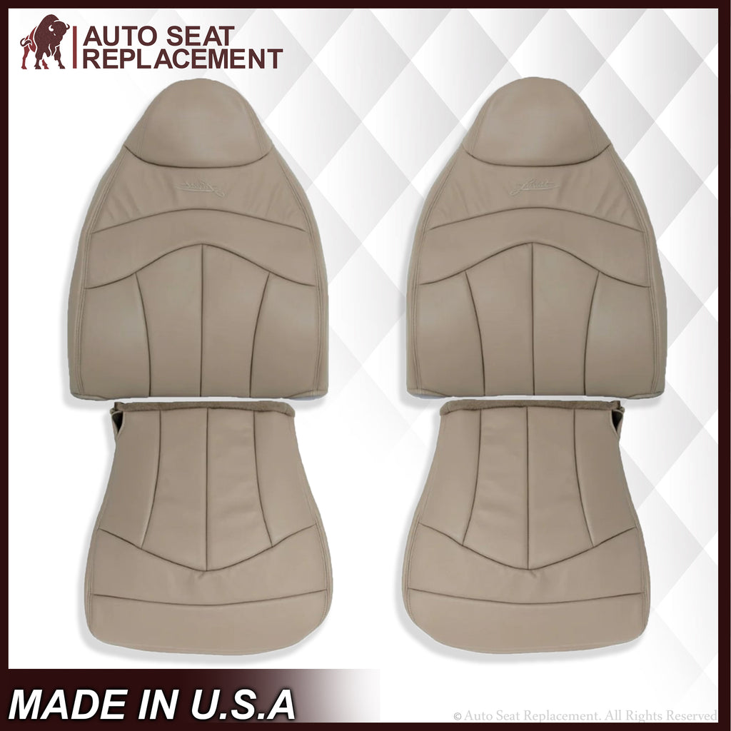 1999-2003 Ford F150 Seat Cover in Tan: Choose Leather or Vinyl