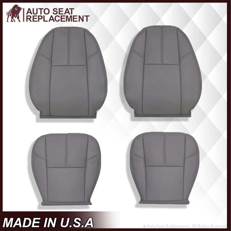 2007-2014 Chevy Silverado Work Truck Seat Cover In Dark Titanium Gray: Choose From Variation
