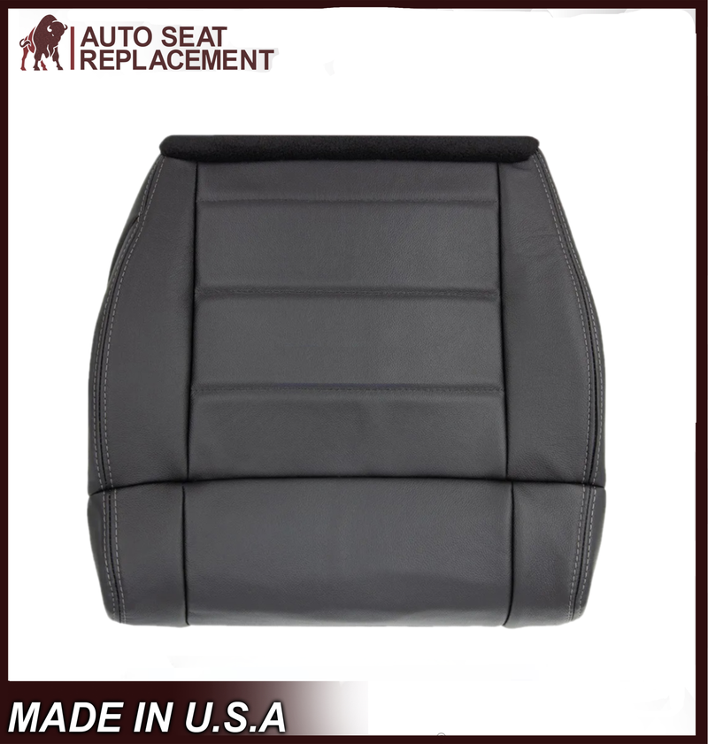 2008 - 2012 Jeep Wrangler Driver and Passenger Side Bottom Replacement Seat Covers - Auto Seat Replacement