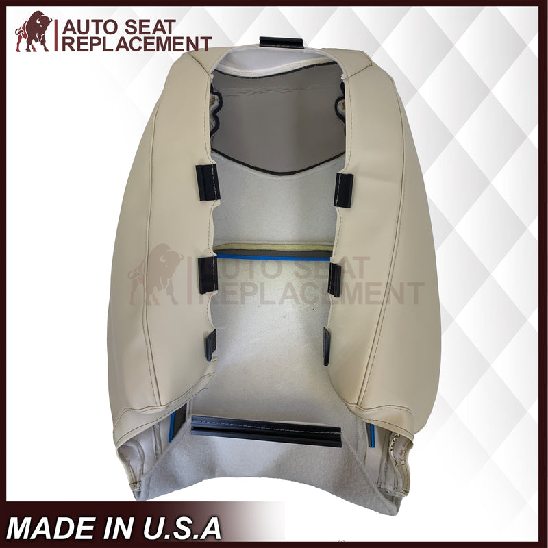 2007-2014 Cadillac Escalade Platinum Edition Driver-Passenger Top or Bottom Seat Covers in Light Tan - Auto Seat Replacement