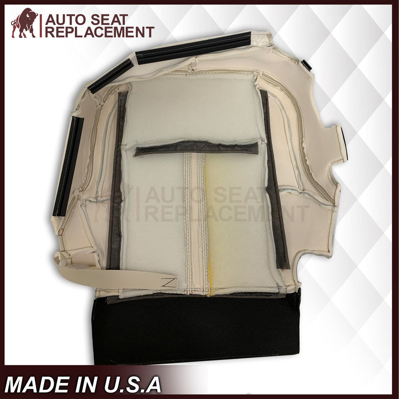 2009 - 2012 Lincoln MKS Replacement Seat Covers in Tan: Choose Genuine Leather or Vinyl - Auto Seat Replacement