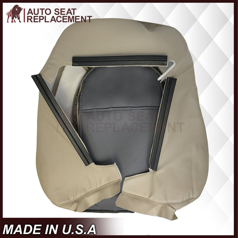 1997 - 2003 Jaguar XJ8, XJ6 4-Door L6 Genuine Leather OR Synthetic Leather Seat Covers In Oatmeal (Beige) - Auto Seat Replacement