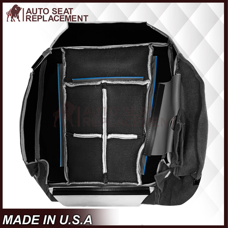 2007 - 2014 Lincoln Navigator Replacement Seat Covers in Black Leather or Synthetic Leather - Auto Seat Replacement