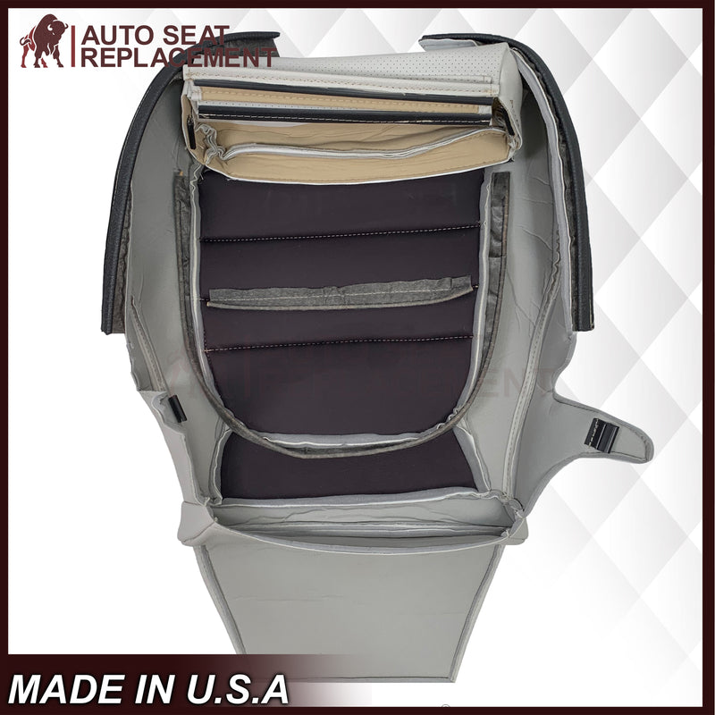 2015 - 2021 Mercedes Benz C250 C300 C350 Coupe Bottom Synthetic Leather Replacement Seat Cover In Gray - Auto Seat Replacement