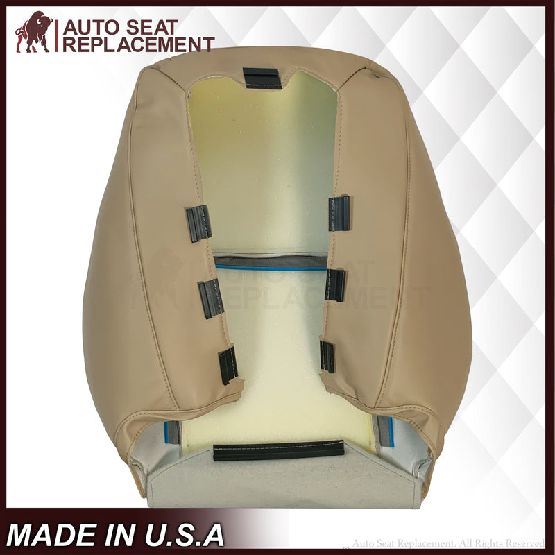 2007-2014 Chevy Silverado Suburban Tahoe Perforated Seat Cover in Light Cashmere Tan: Choose From Variation - Auto Seat Replacement