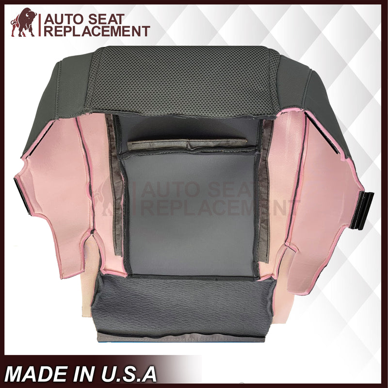 2009 - 2015 Toyota Tacoma Driver OR Passenger Side Bottom Replacement Cloth Seat Covers In Gray - Auto Seat Replacement