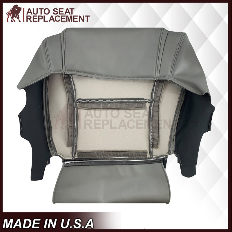 2007 - 2013 Toyota Sequoia SR5 Driver OR Passenger Side Top and Bottom Replacement Seat Covers In Gray: Choose your material - Auto Seat Replacement