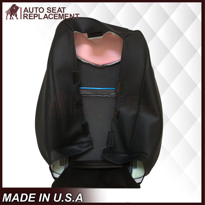 2007-2014 Cadillac Escalade Perforated Genuine Leather or Synthetic Leather Seat Cover in Black: Choose From Variation - Auto Seat Replacement
