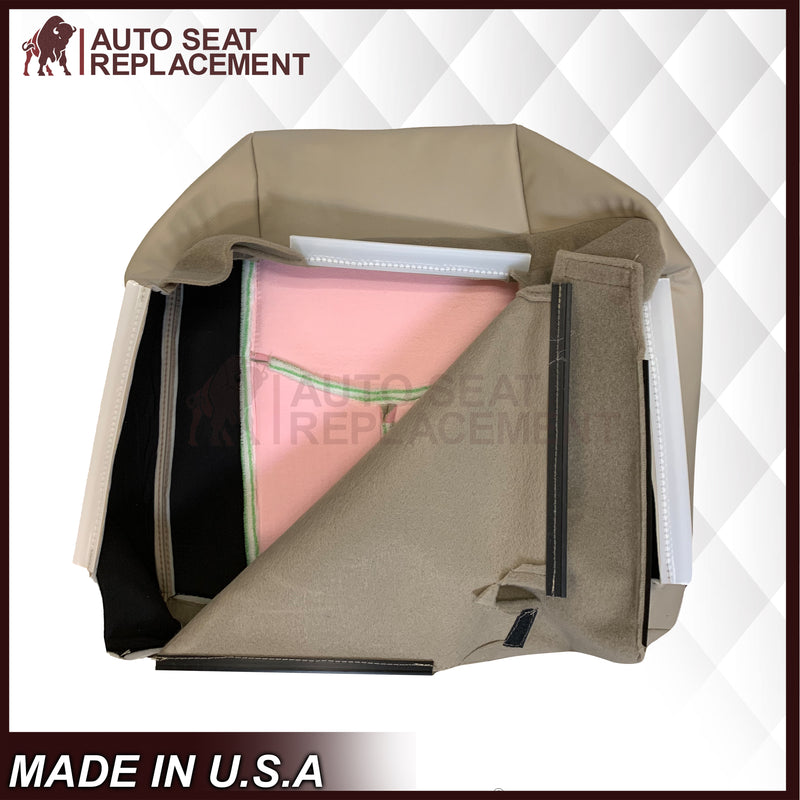 2003 - 2007 Chevy Tahoe Suburban & GMC Yukon Second Row 50/50 Captain Chairs Seat Cover In Light Tan (Shale)  - Choose from variant - Auto Seat Replacement