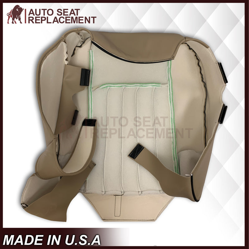 2005 2006 Lincoln Navigator Replacement Seat Covers in Camel Tan: Choose Genuine Leather or Vinyl - Auto Seat Replacement