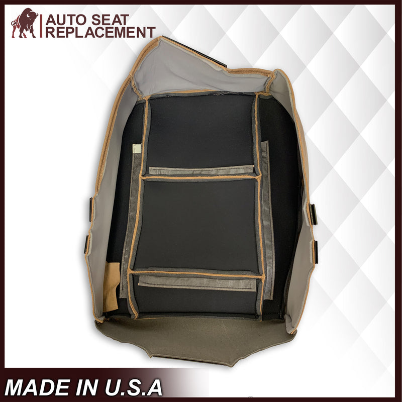 2002-2007 Ford F250 F350 King Ranch Replacement Raw Cowhide Genuine Leather OR Vinyl Front Seat Cover - Auto Seat Replacement