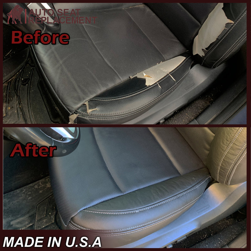2015-2017 Subaru Outback Replacement Ivory Tan Perforated Seat Covers: Choose Your Side - Auto Seat Replacement