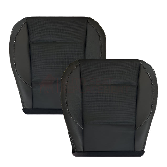 black-leather-bottom-seat-cover-for-subaru-outback-2015-2016-2017-2018-2019 Driver Passenger lower bottom