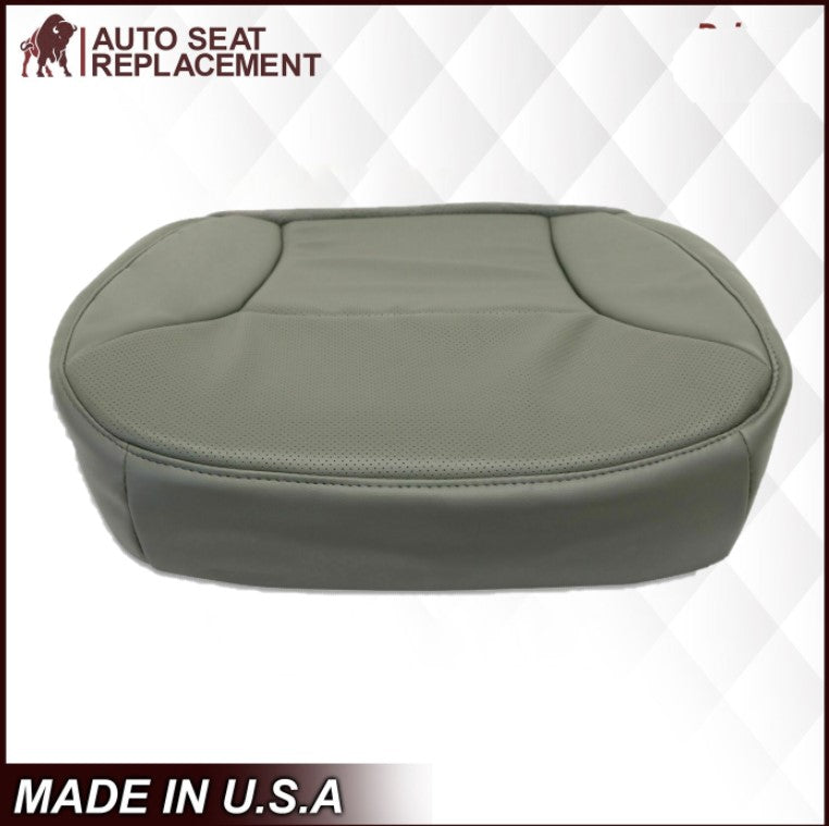 For 2003-2008 Ford E250 Econoline Van Perforated Front Vinyl Replacement Seat Covers in Flint Gray - Auto Seat Replacement